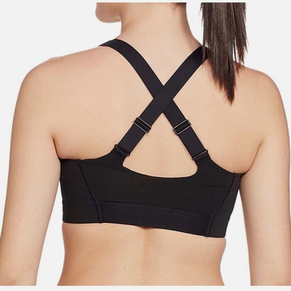 Adidas Ultimate Zip Front High Support Sports Bra Women Size 34 DD Black FJ7283 - Picture 2 of 6